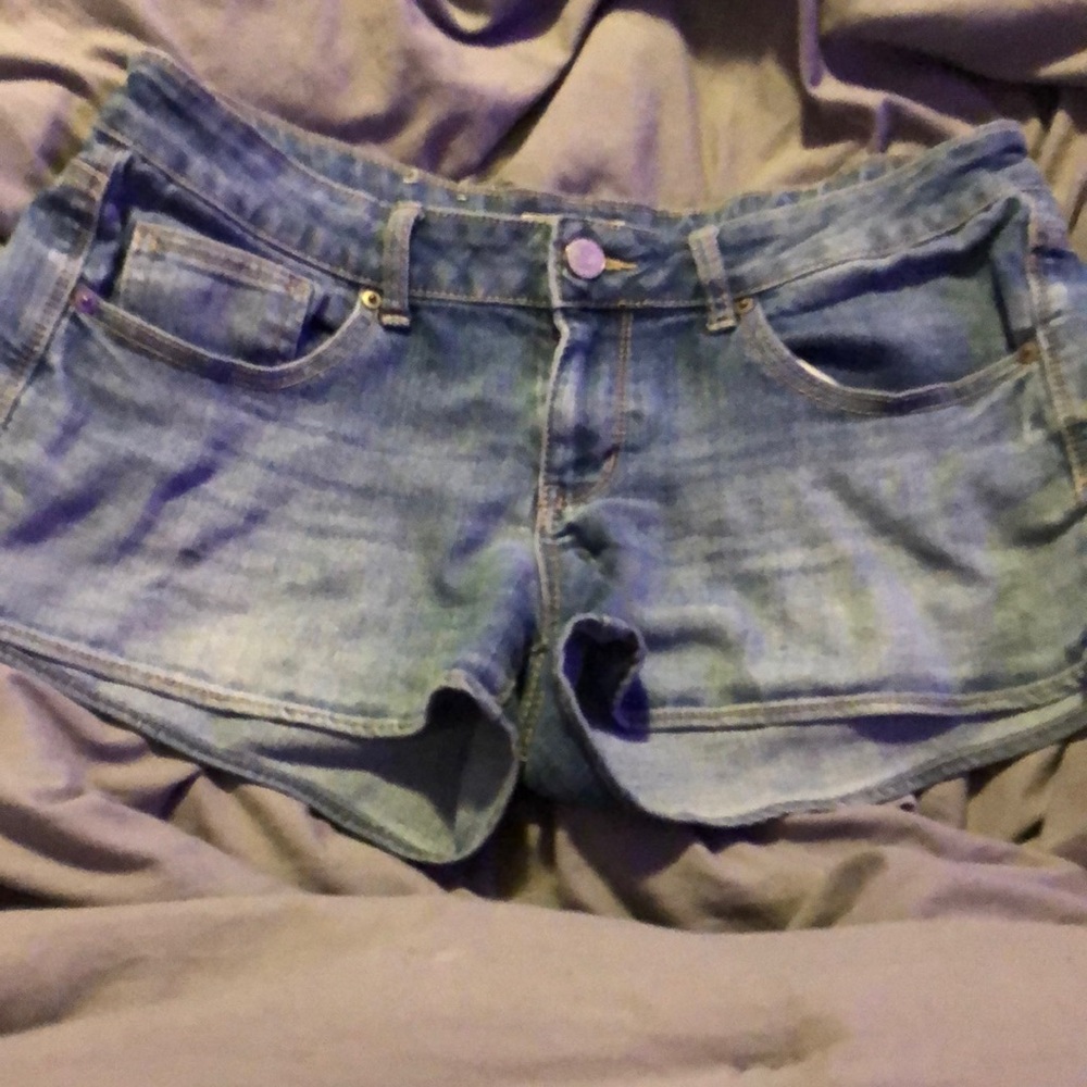 Light Wash Denim Shorts